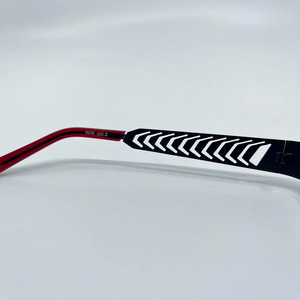 Schubach‎ Originals Eyeglasses Frames High Roller Black Red 51-18-130 H6898